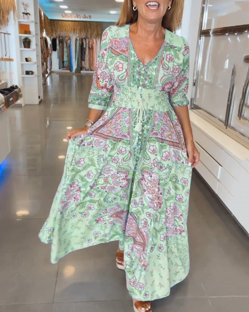 Louna™ | Robe avec Décolleté en V