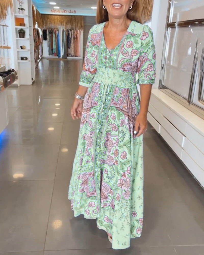 Louna™ | Robe avec Décolleté en V