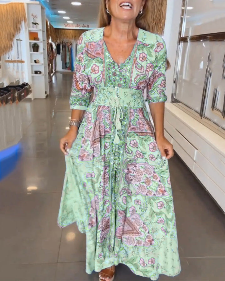 Louna™ | Robe avec Décolleté en V