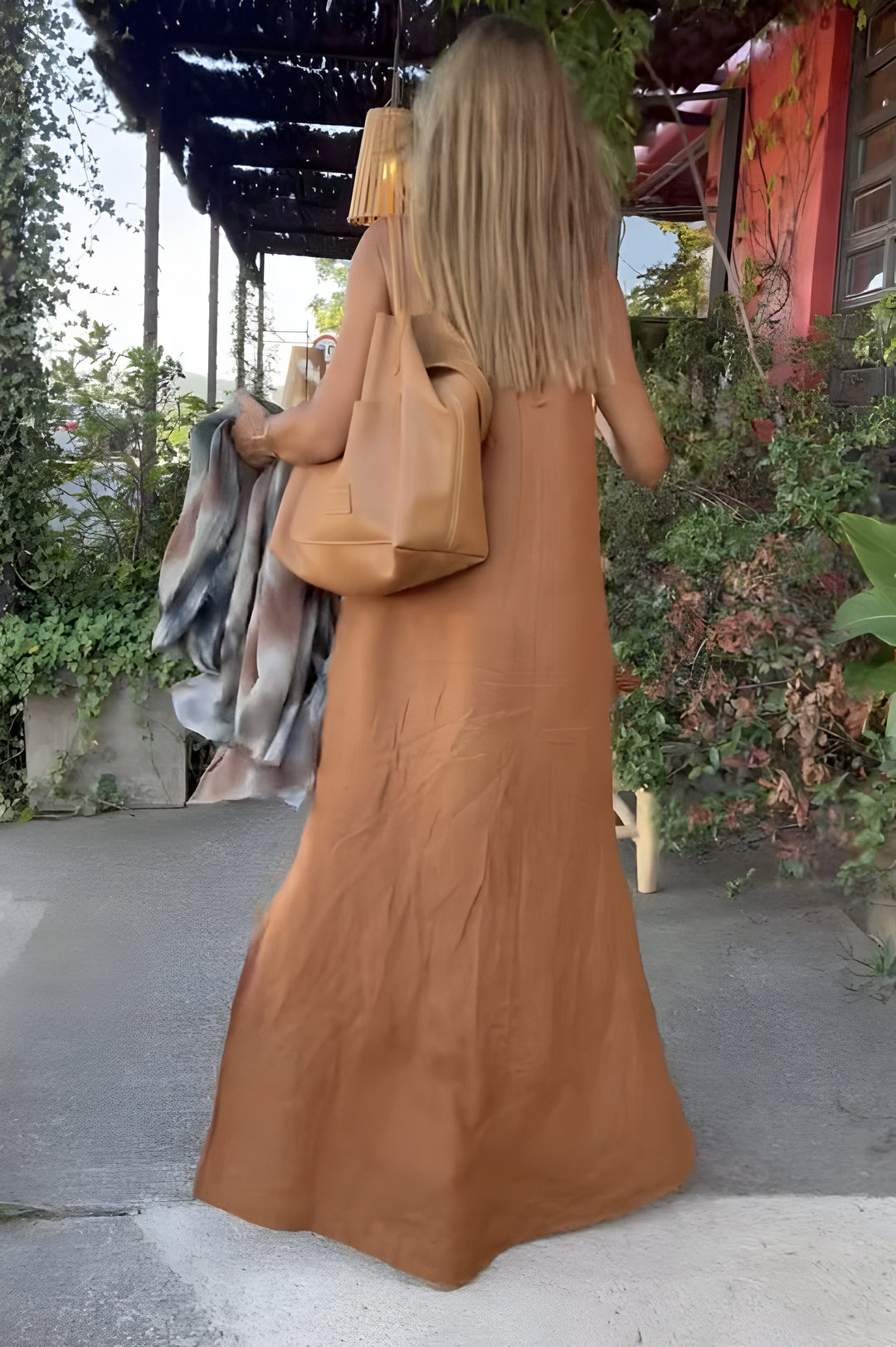 Elina™ | Robe Halter Légère en Coton Mélangé