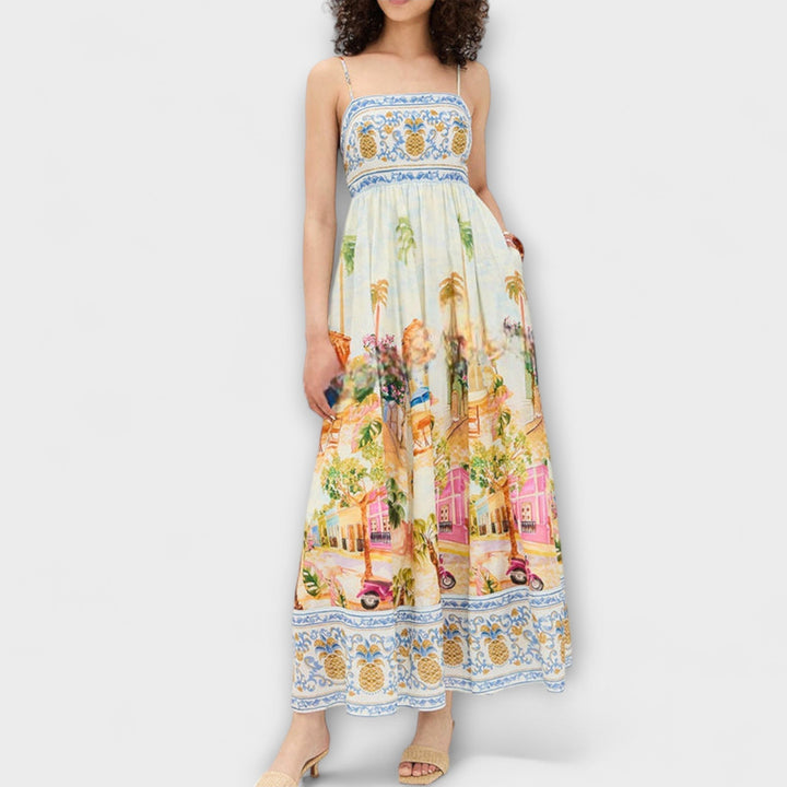 Lumen - Robe Maxi Aracati Multicolore