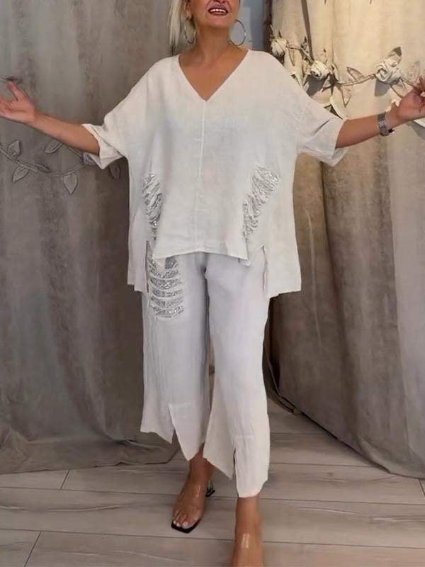 Bianca - Ensemble d'Été à Deux Pièces