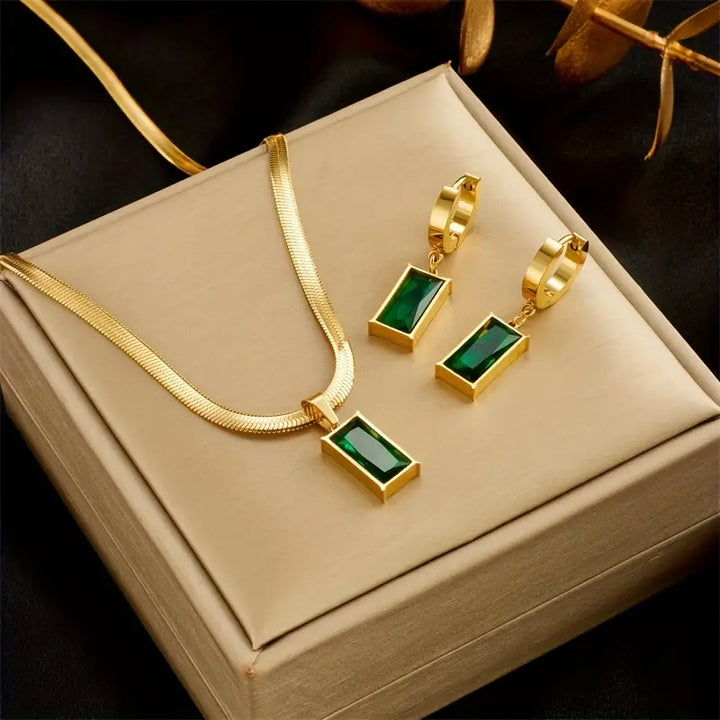 Ensemble de bijoux en or Iselotte Verdain élégant