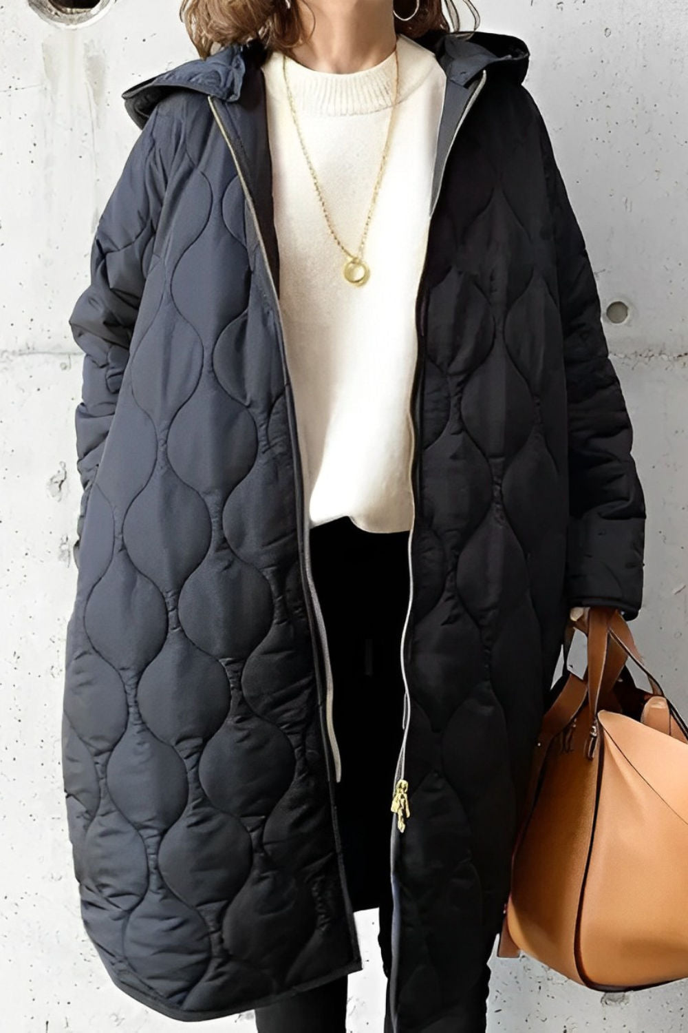 Saskia | Veste à capuche avec des détails raffinés