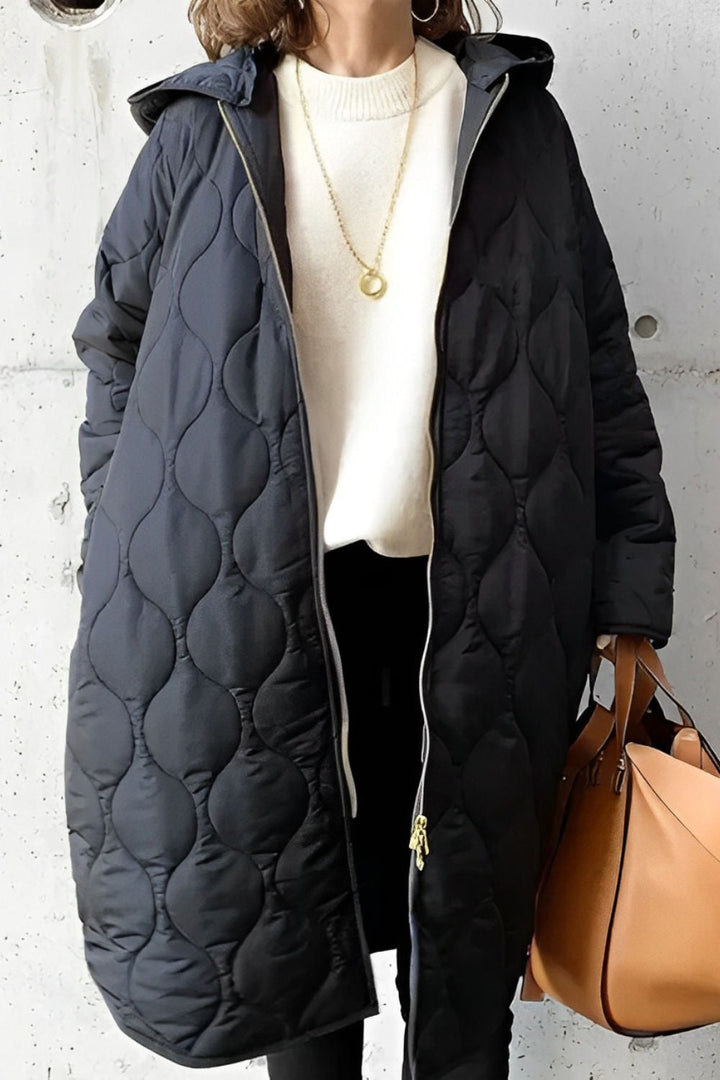 Saskia | Veste à capuche avec des détails raffinés