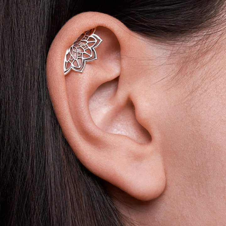 Mandala Helix Earrings
