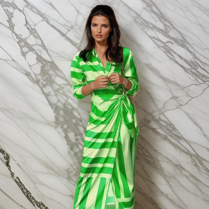 Laurine™ | Printed Wrap Dress