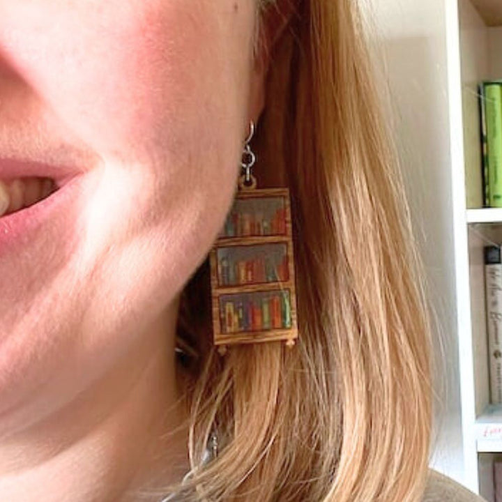 BOUCLES D'OREILLES POUR PASSIONNÉS DE LITTÉRATURE (PAIRE)