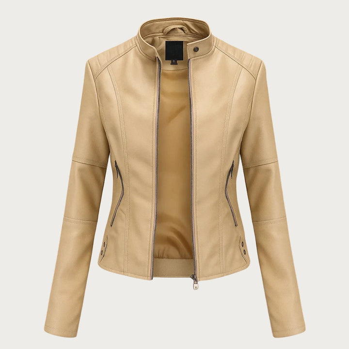 Jeniffer™ | Veste en cuir au style moderne