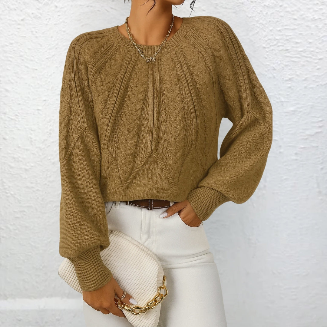 Erika™ | Pull en tricot élégant avec des manches amples