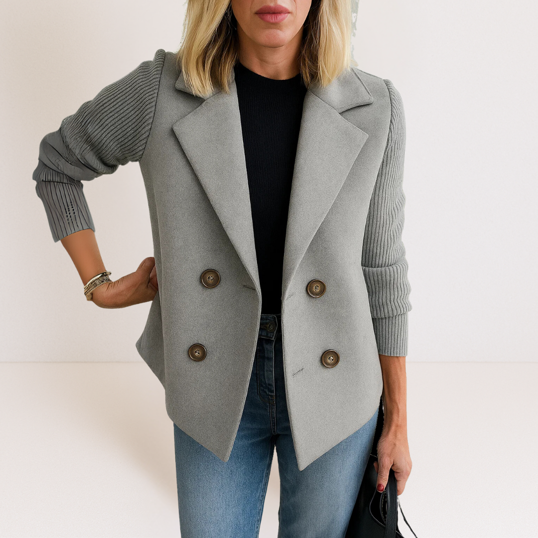 Martine™ | Veste élégante avec manches en tricot