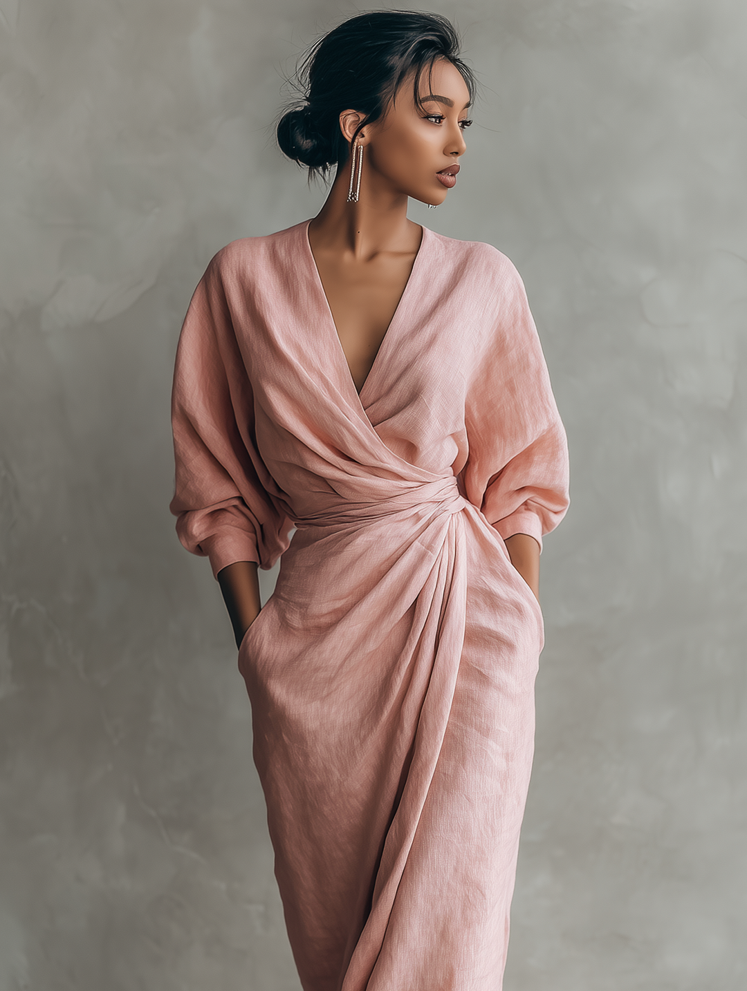 Robe Maxi  Rose Col V