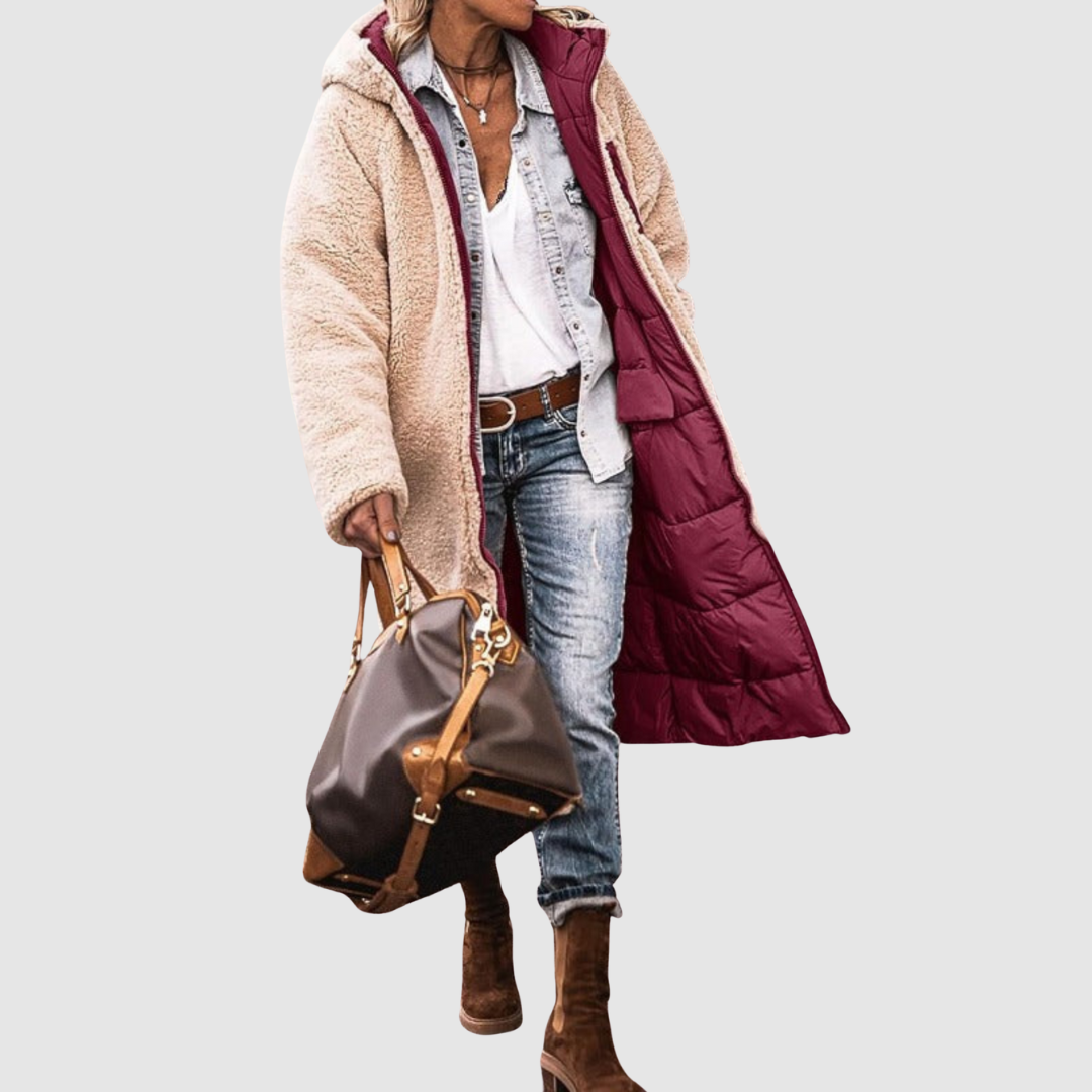 Laura - Manteau d'hiver réversible