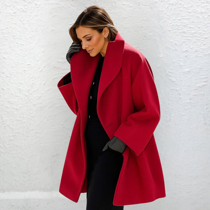 Anja™ | Manteau long en laine élégant
