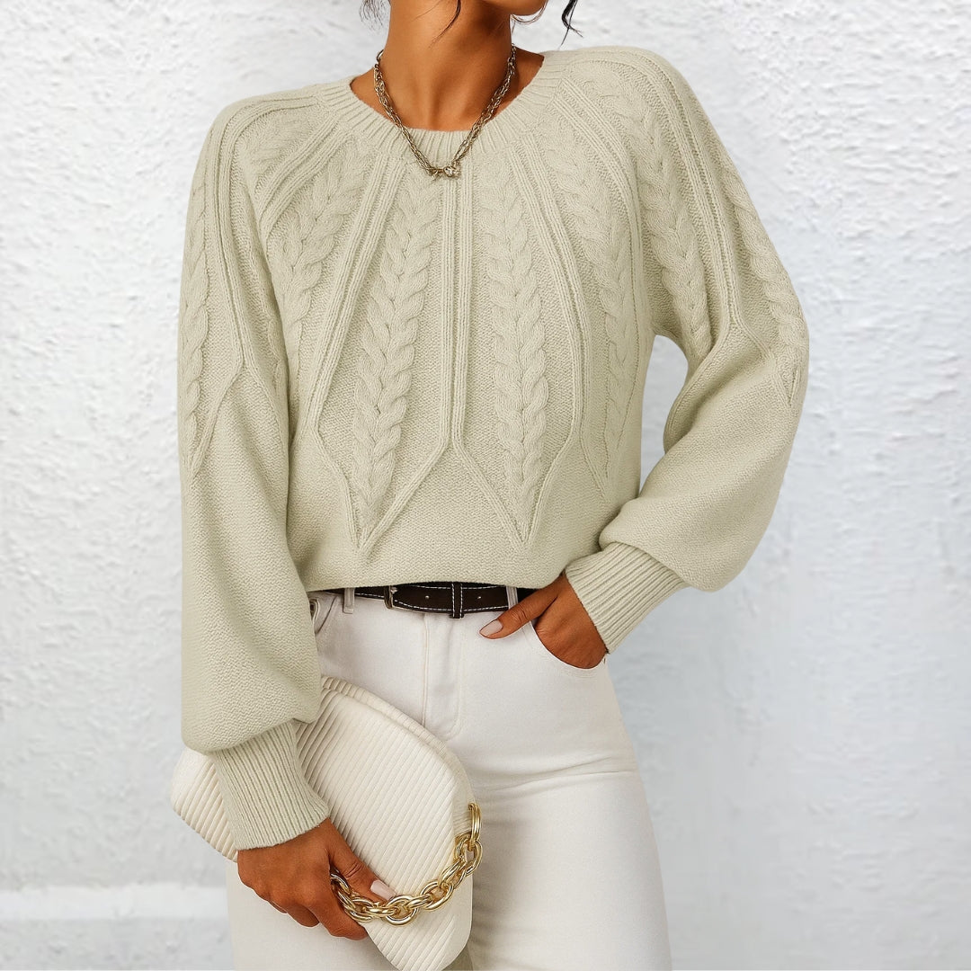 Erika™ | Pull en tricot élégant avec des manches amples