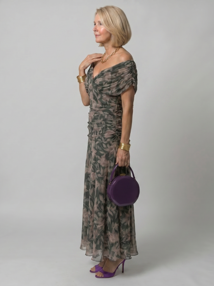 Calen | Robe Midi Off Shoulder