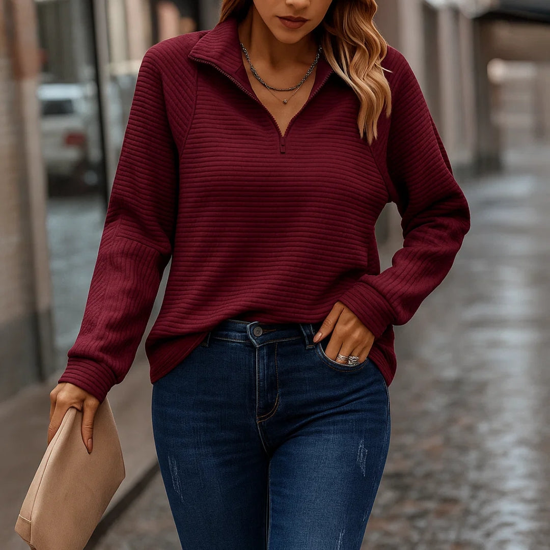 Elisa™ | Pull élégant à col en V pour femmes
