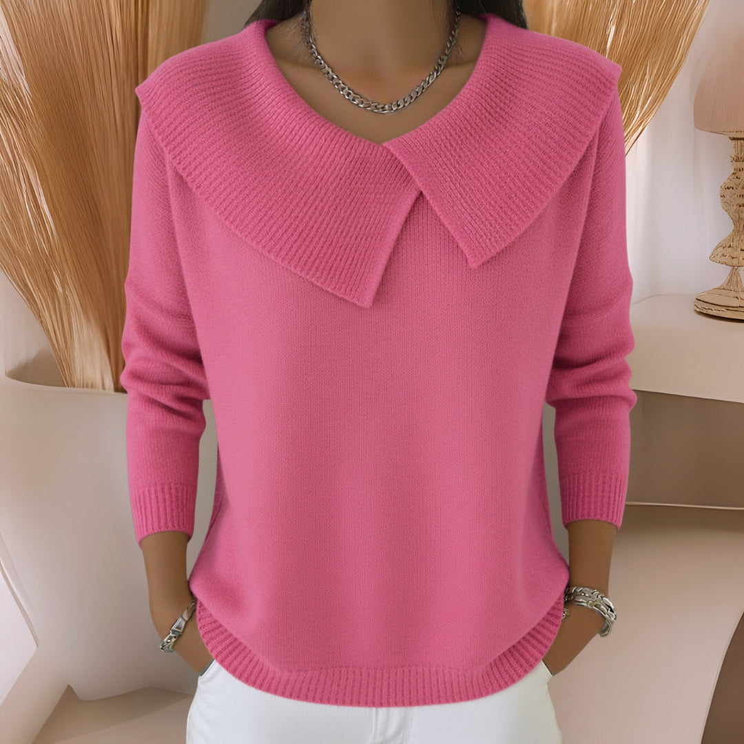 Jennifer™ | Pull en tricot avec col doux