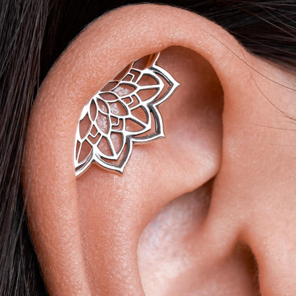 Mandala Helix Earrings