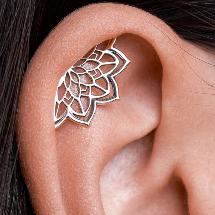 Mandala Helix Earrings