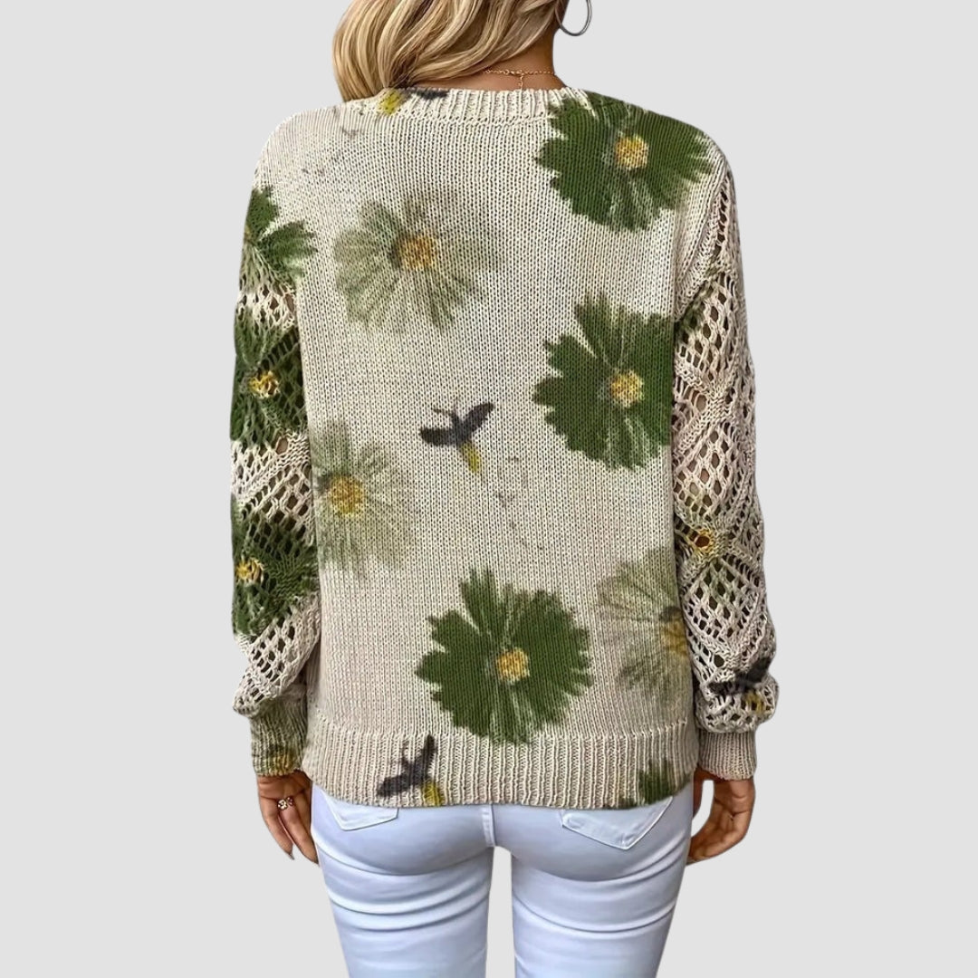 Martina™ | Pull élégant avec motif floral
