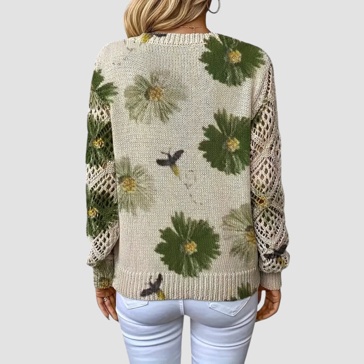 Martina™ | Pull élégant avec motif floral