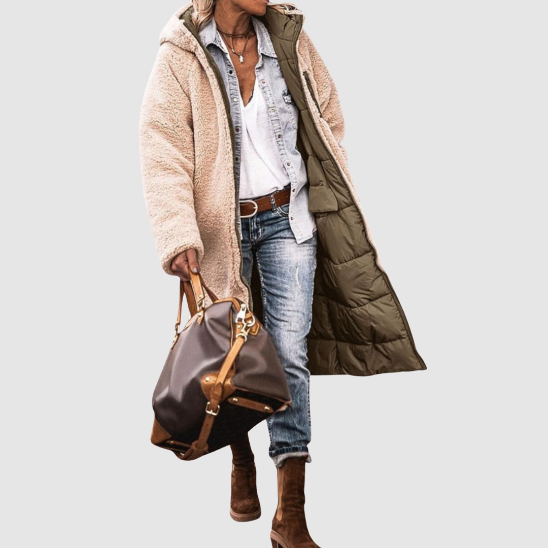 Laura - Manteau d'hiver réversible