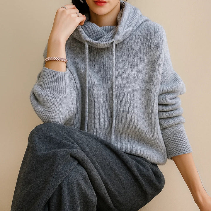 Annalina™ | Hoodie Tricoté
