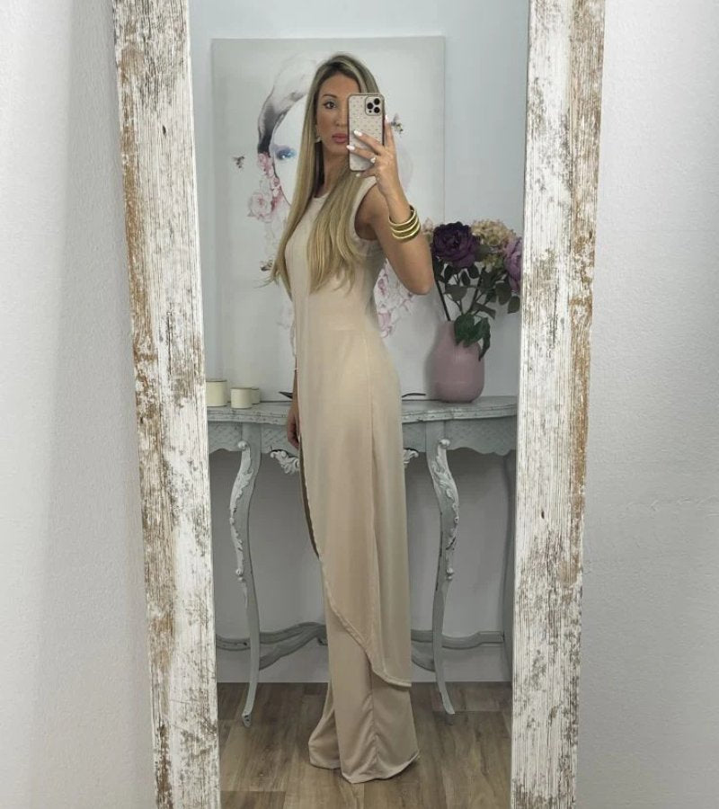 Flavia - Chic Sleeveless Ensemble