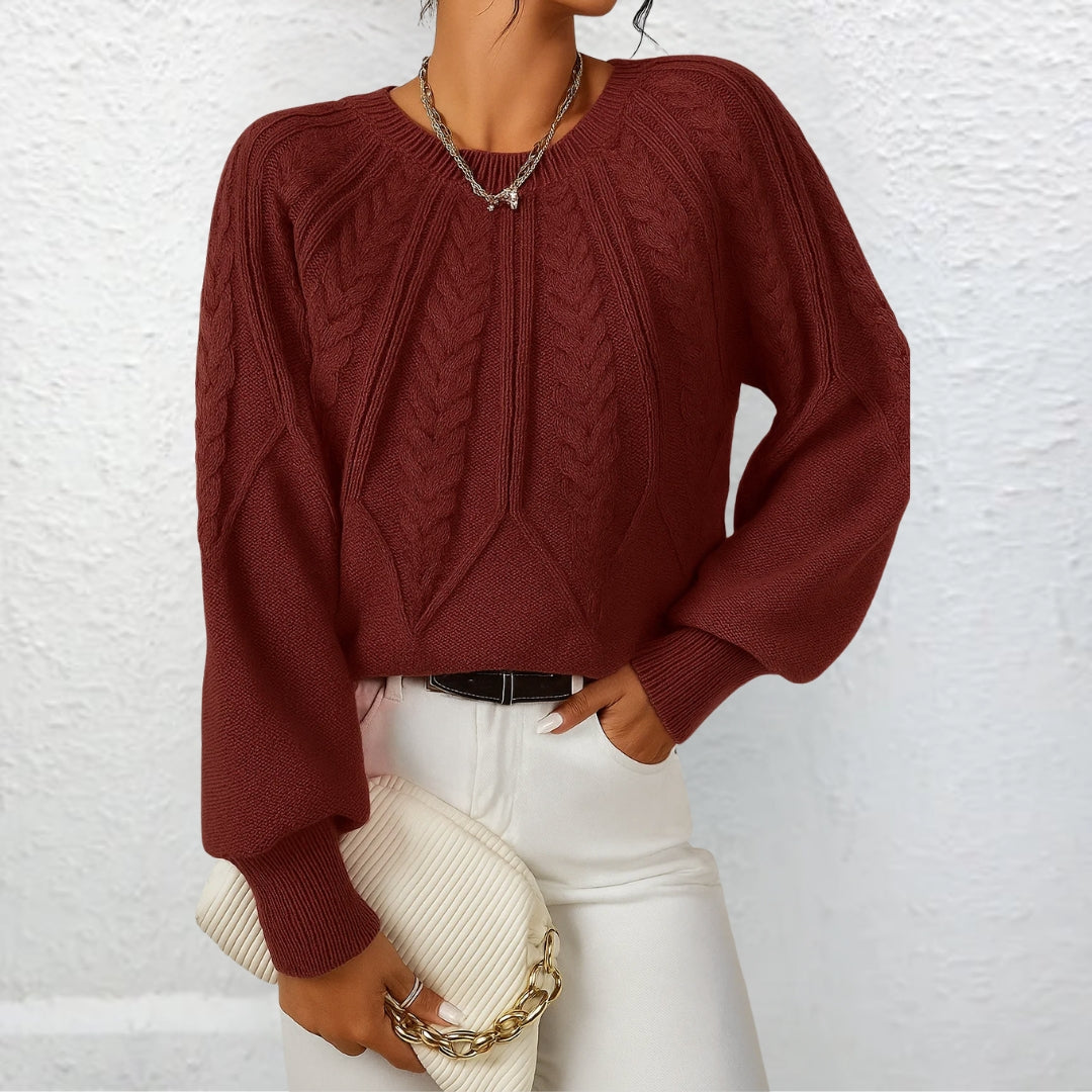 Erika™ | Pull en tricot élégant avec des manches amples