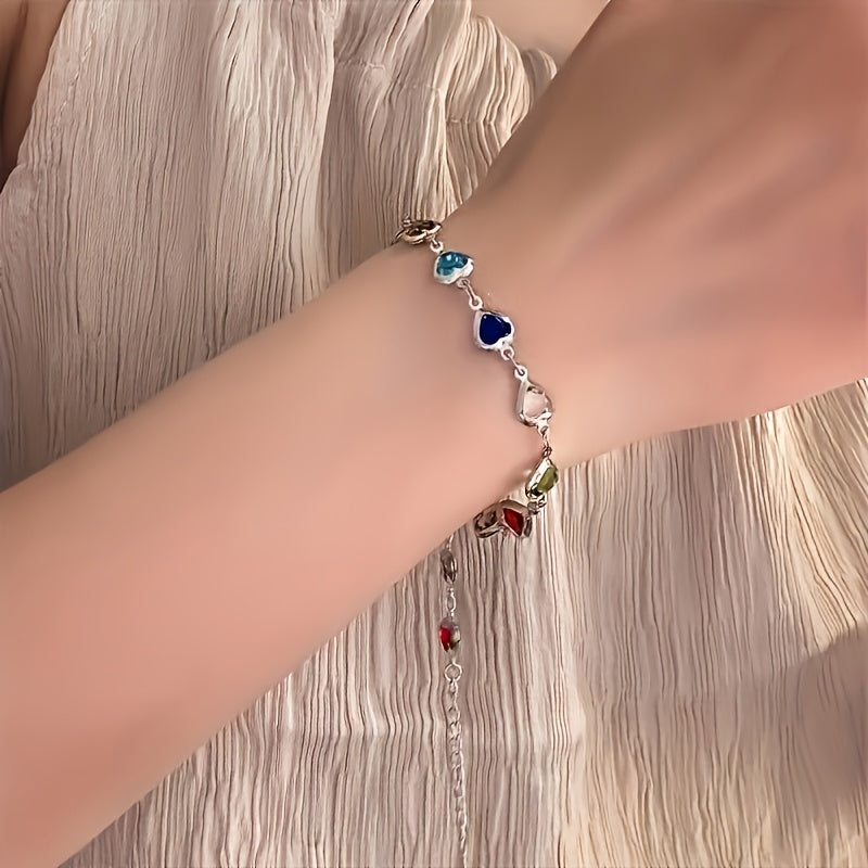Bracelet en forme de cœur unique