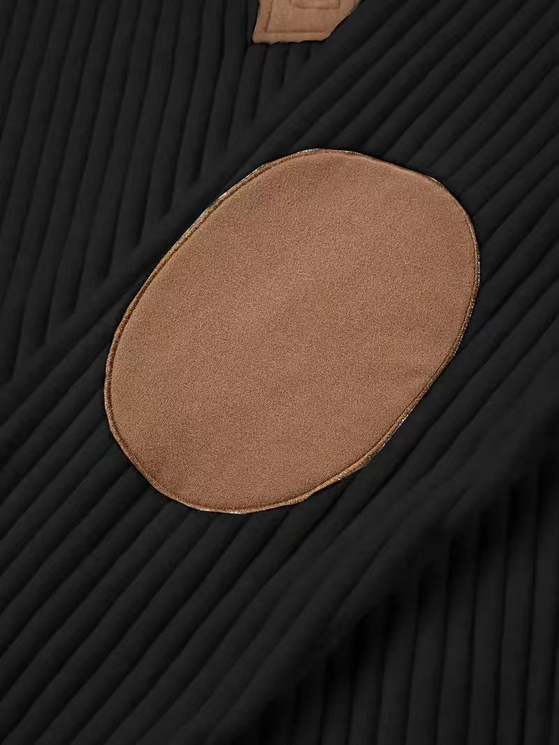 Pull côtelé Harrington à quart de zip