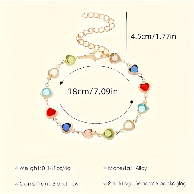 Bracelet en forme de cœur unique