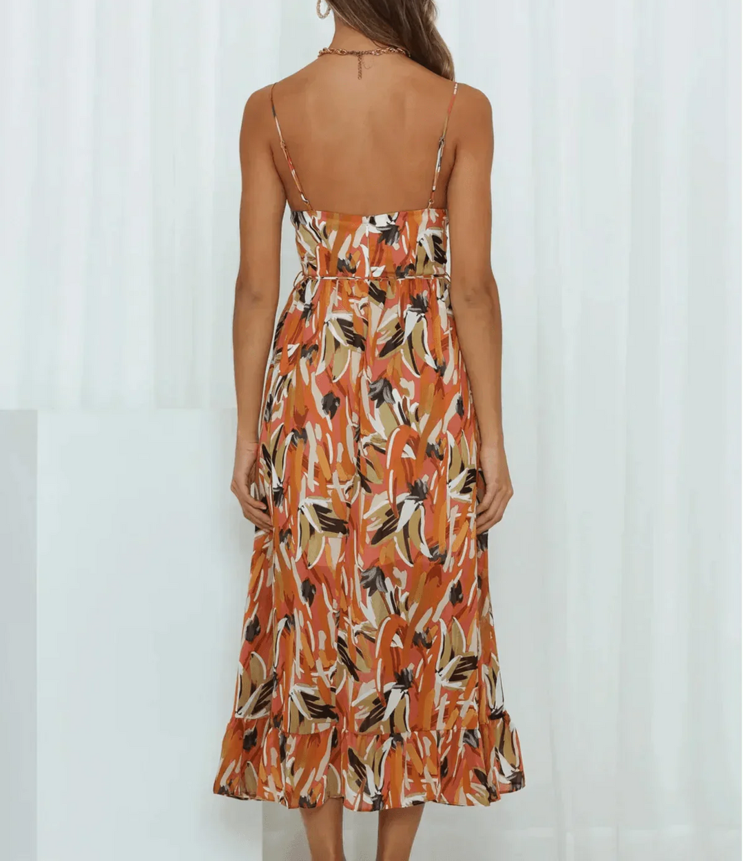 La Scintilla | Robe Midi Couleur Éclatante