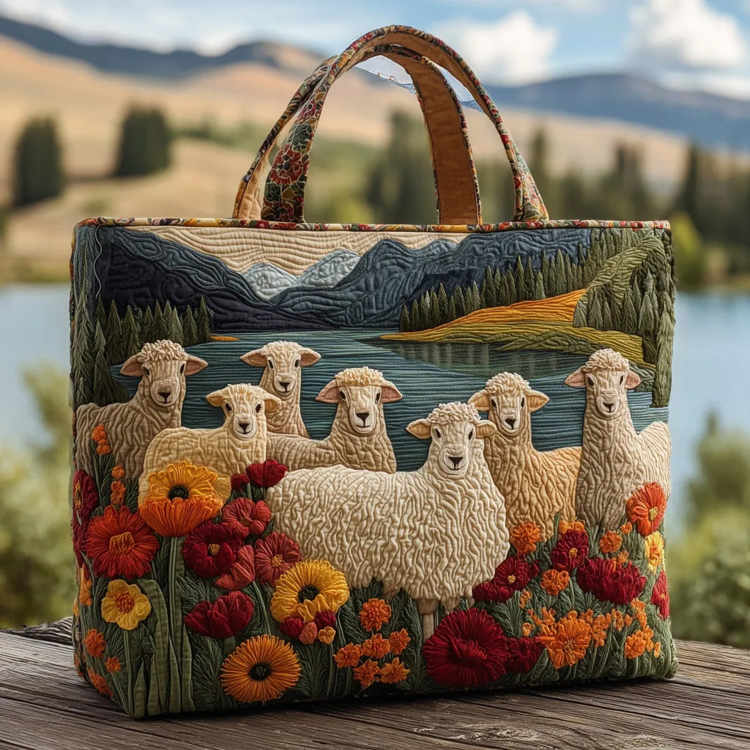 Sac artisanal - Moutons au Lac