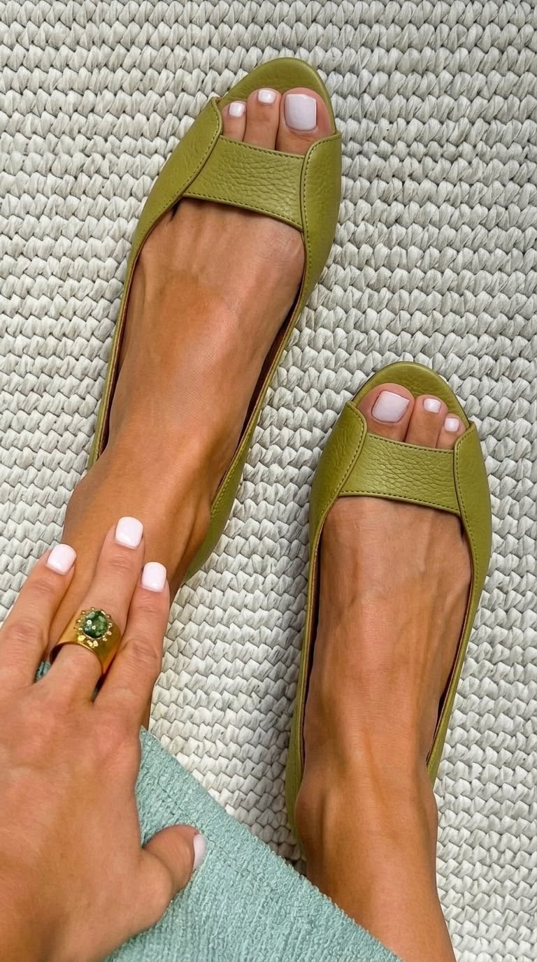 Sandales confort en or Adelina