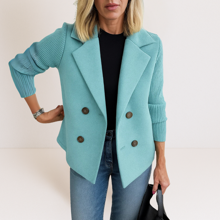 Martine™ | Veste élégante avec manches en tricot