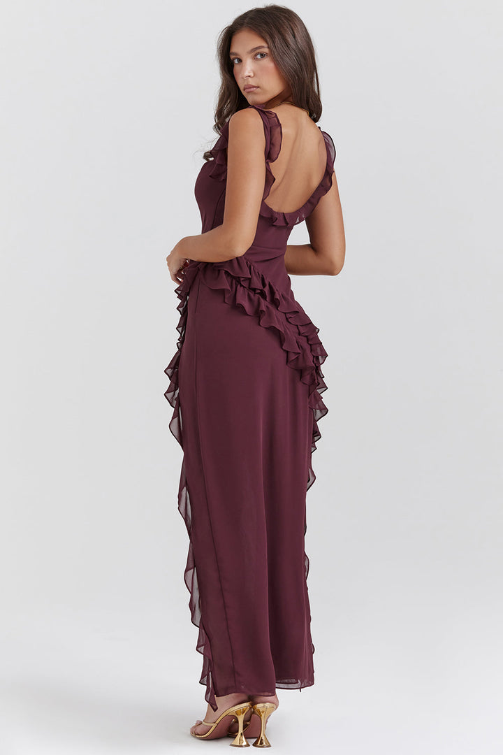 Cia | Robe avec volants et charme