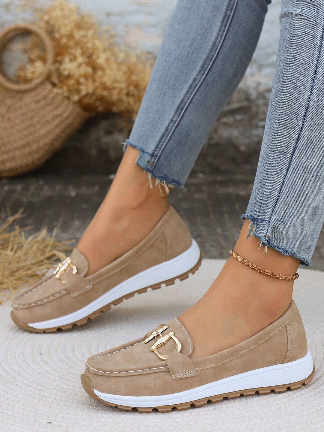 Amalina Suede Moccasins