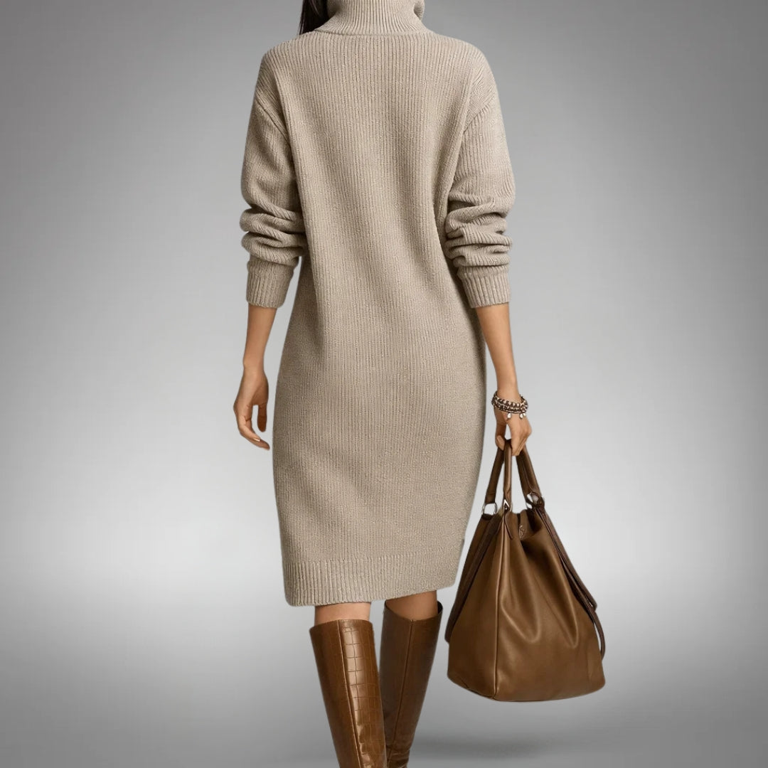 Marion™ | Robe en tricot douce avec boutons