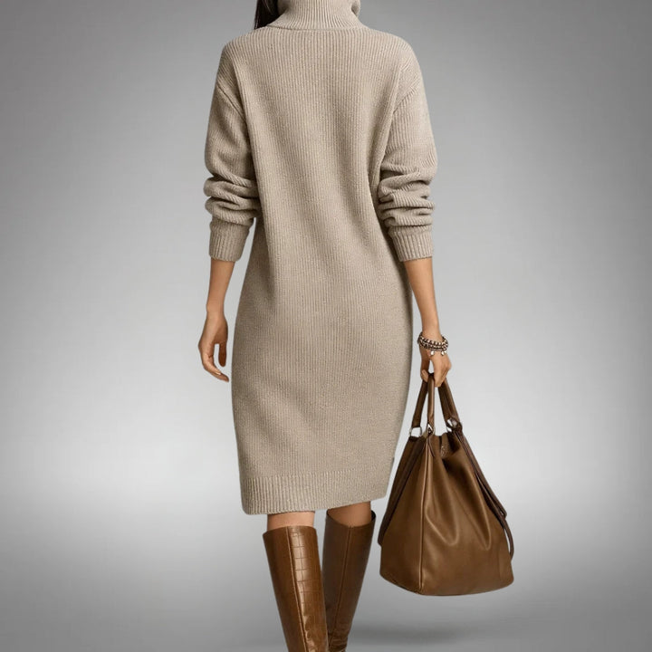 Marion™ | Robe en tricot douce avec boutons