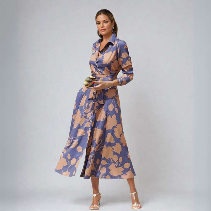 Claire™ | Élégante Robe à Motif Floral