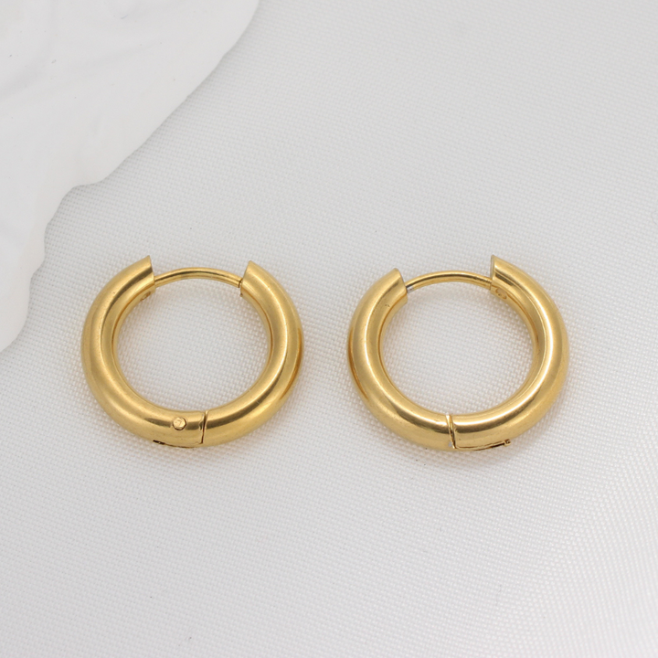 PAIRE DE BOUCLES D'OREILLES HOOP CLASSIQUES