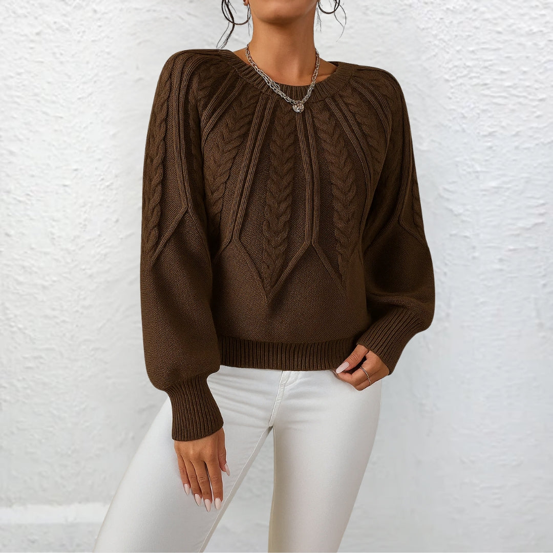 Erika™ | Pull en tricot élégant avec des manches amples
