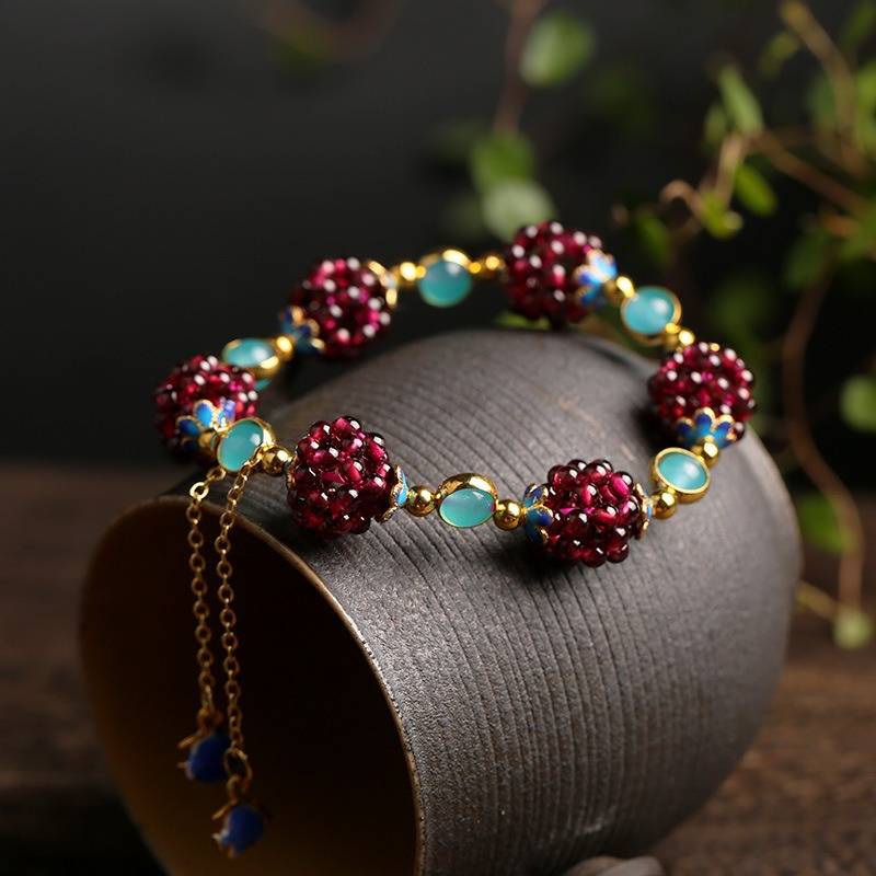Bracelet Baies en Pierres Naturelles