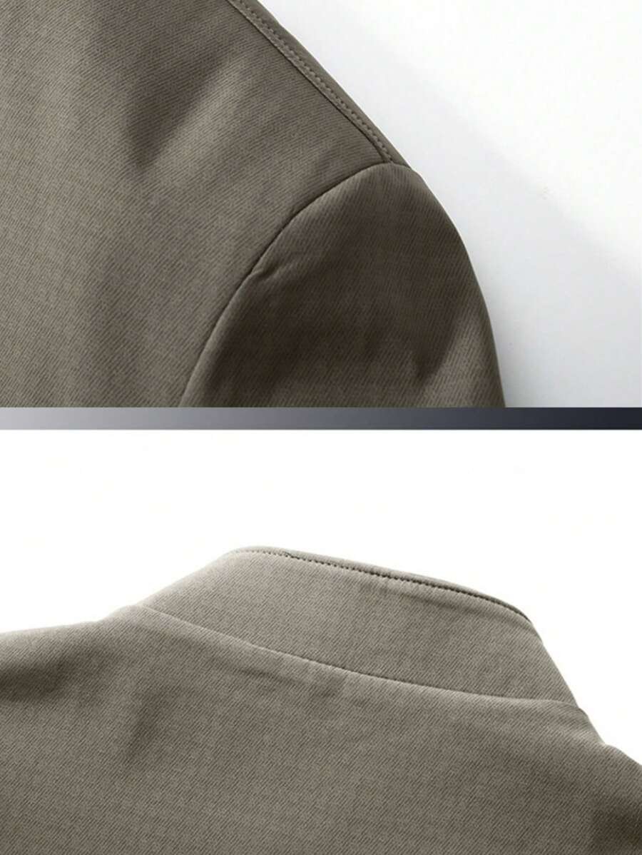 Marcus - Veste d'affaires décontractée à col montant