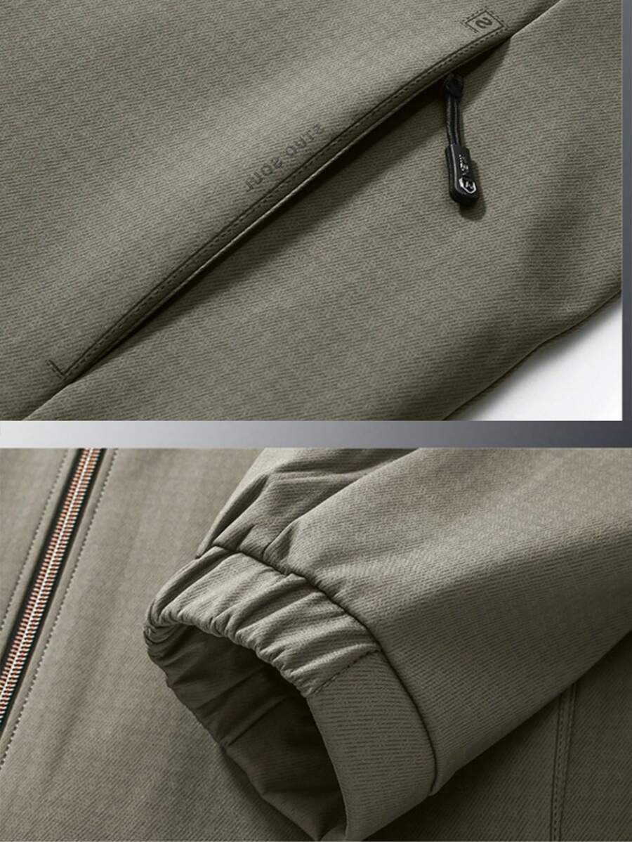 Marcus - Veste d'affaires décontractée à col montant