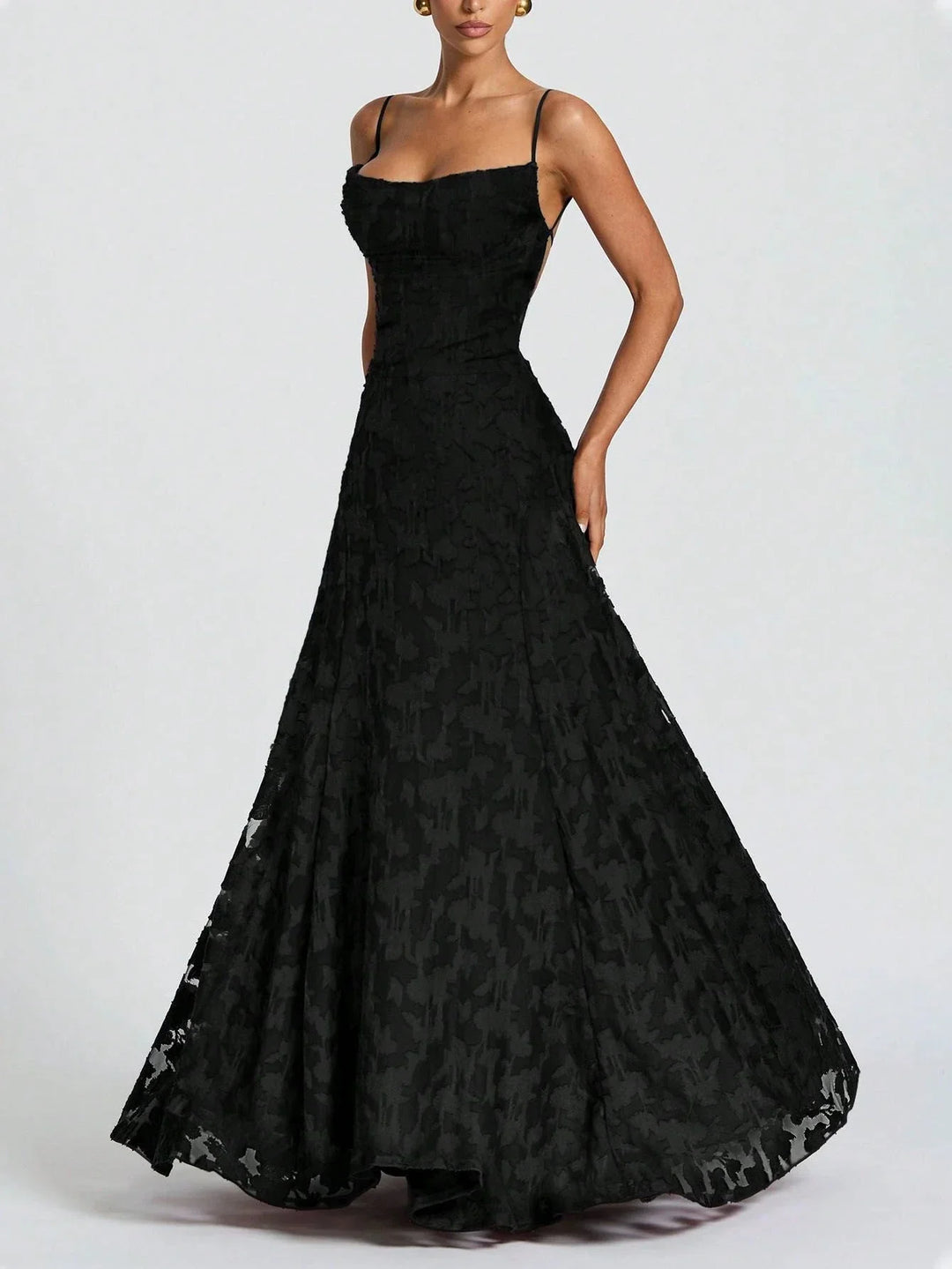SOFIA | Robe Maxi Élégante en Dentelle