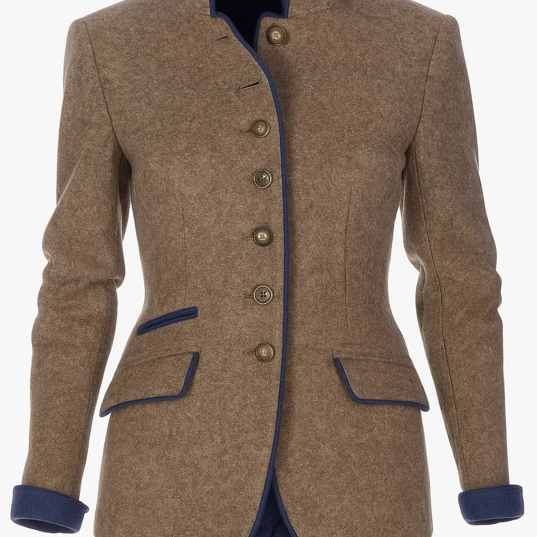 Anja™ | Élégant cardigan à col montant