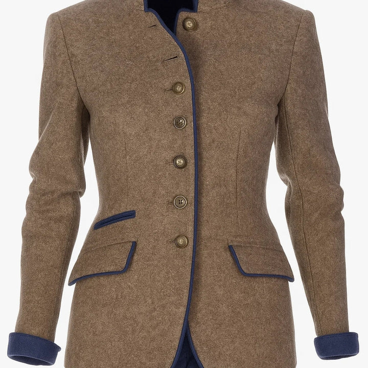 Anja™ | Élégant cardigan à col montant